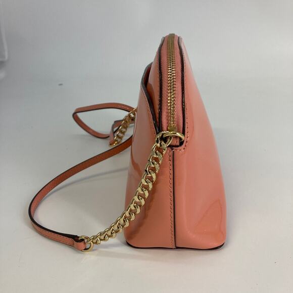 MICHAEL KORS NWT PATTON LEATHER PEACH WOMENS CROSSBODY BAG - Picture 4 of 10